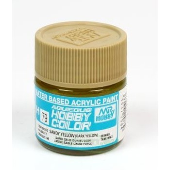 Mr Hobby Aqueous color H-079 Dark Yellow Sandy Yellow